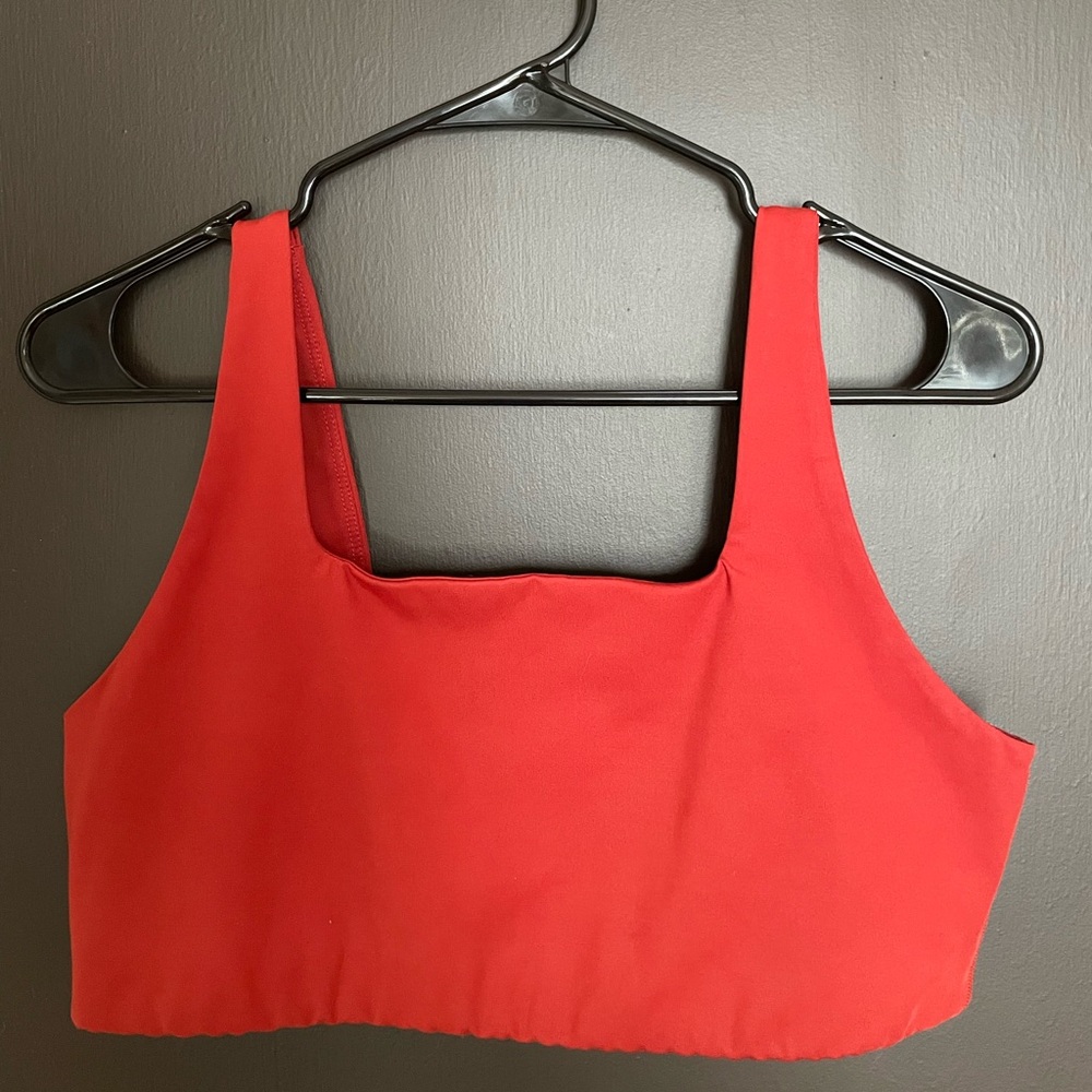 Girlfriend Collective Tommy Sports Bra in Ember
